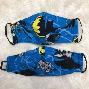 Batman Lot Of 2  Kids Face Masks